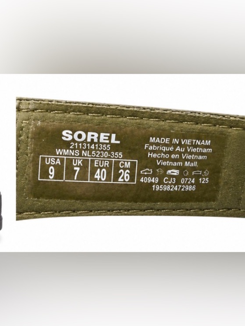 SOREL Roam’n Clog RBR. Sz 9 - Picture 5 of 6